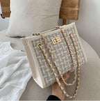 Stylish Women's Shoulder Bag with Chain Strap