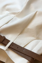 Faux Leather High-Waist Shorts