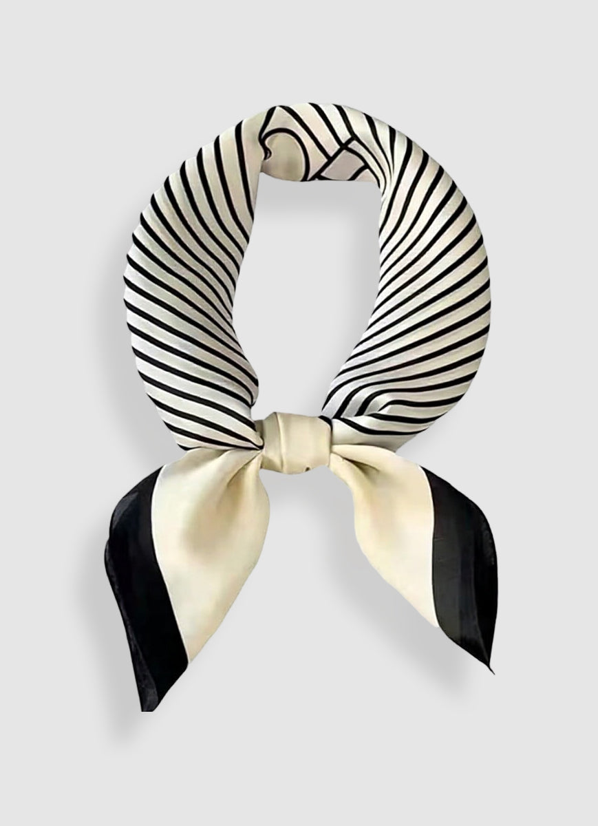 Silk Oil-Painting Square Scarf