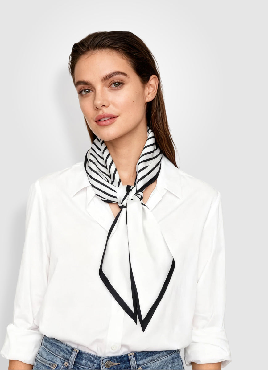 Silk Oil-Painting Square Scarf