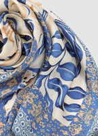Wool Chiffon Wrap Scarf