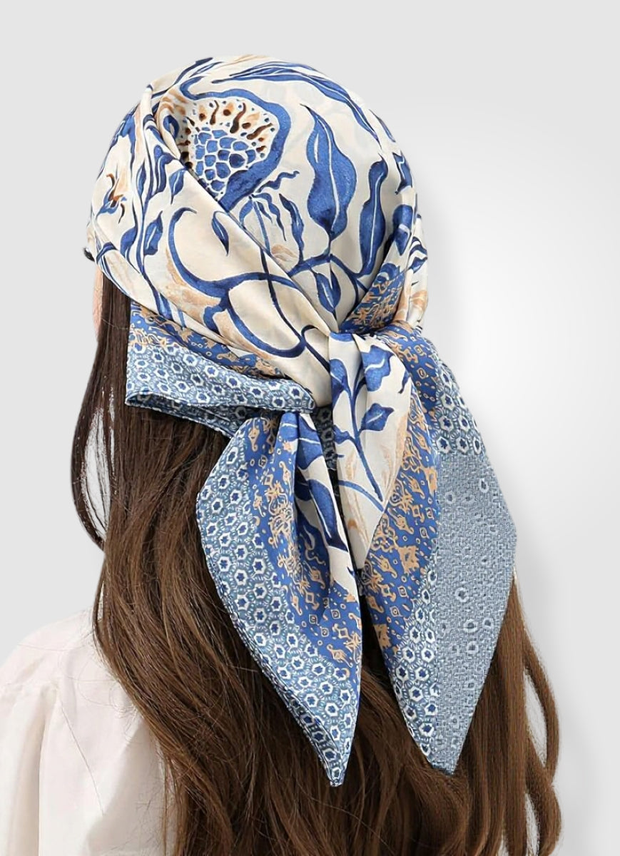 Wool Chiffon Wrap Scarf