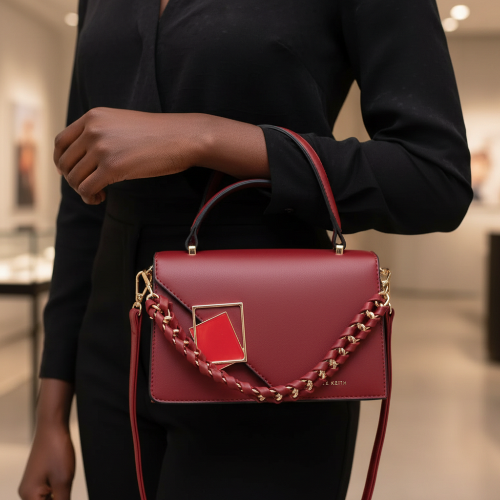 Crossbody Bag with Chain Handle