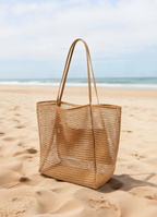 Zip-Top Beach Tote