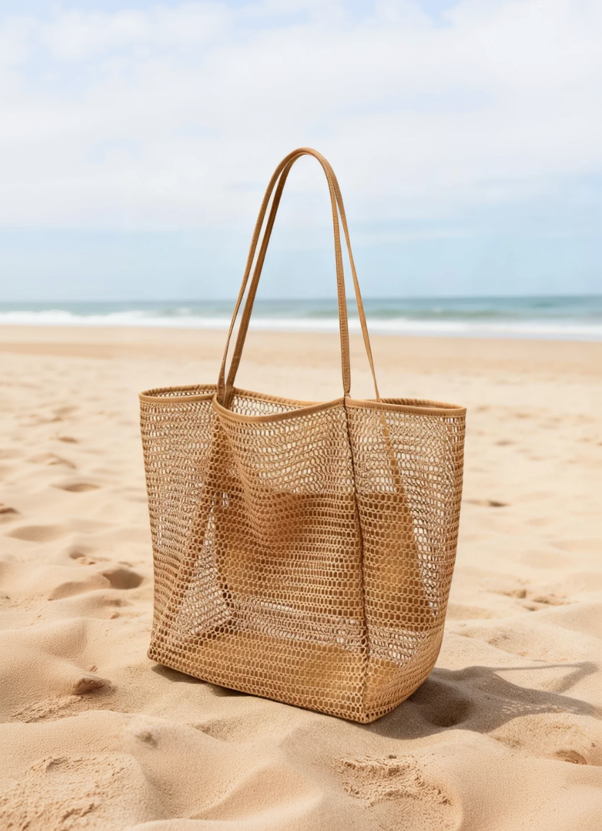Zip-Top Beach Tote