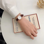 Elisabeth Leather Vintage Square Dial