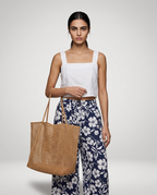 Floral Wide-Leg Maxi Skirt