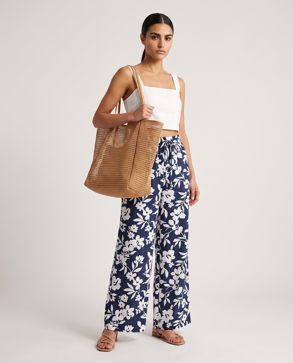 Zip-Top Beach Tote