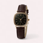 Elisabeth Leather Vintage Square Dial